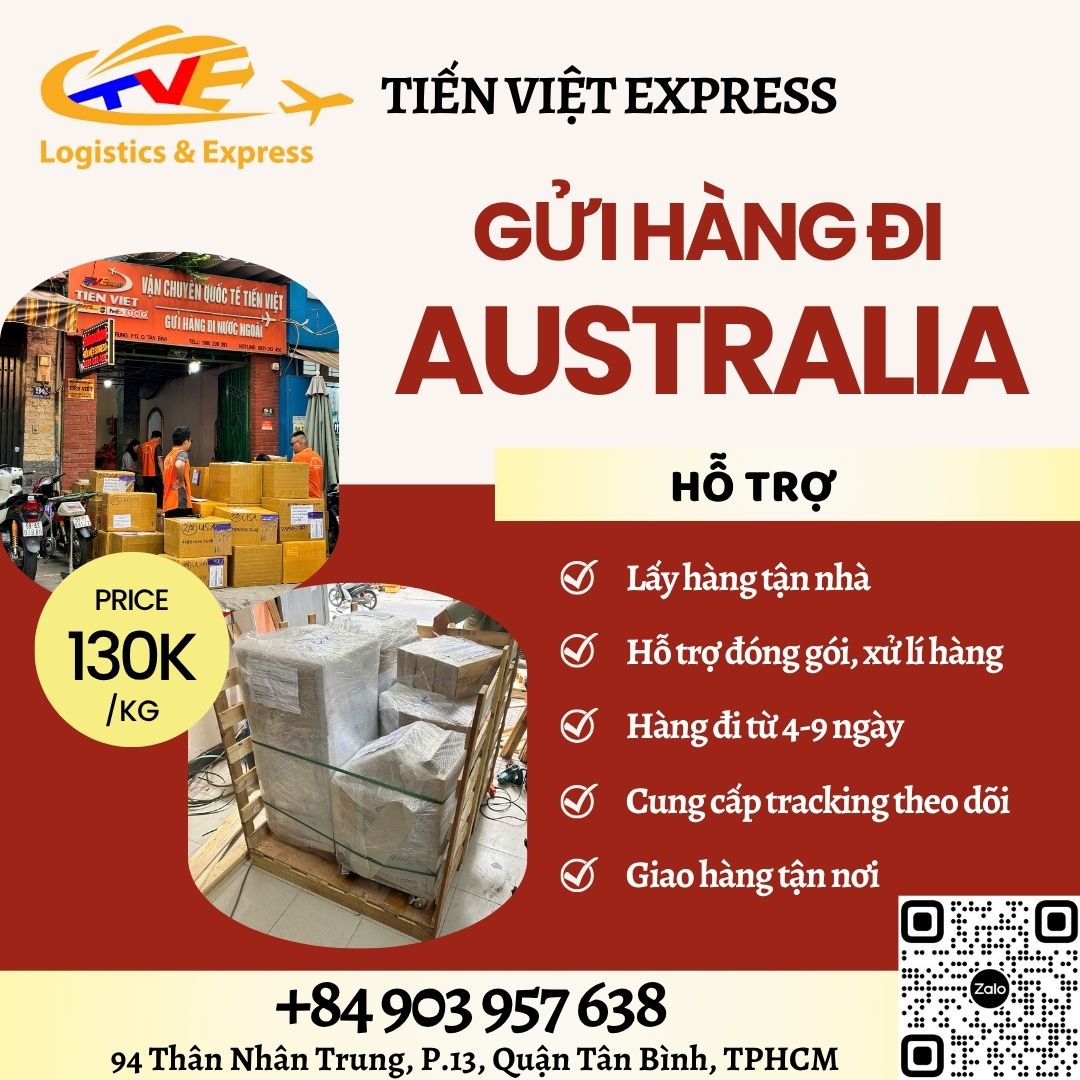 Gửi hàng đi Úc- Tiến Việt Express